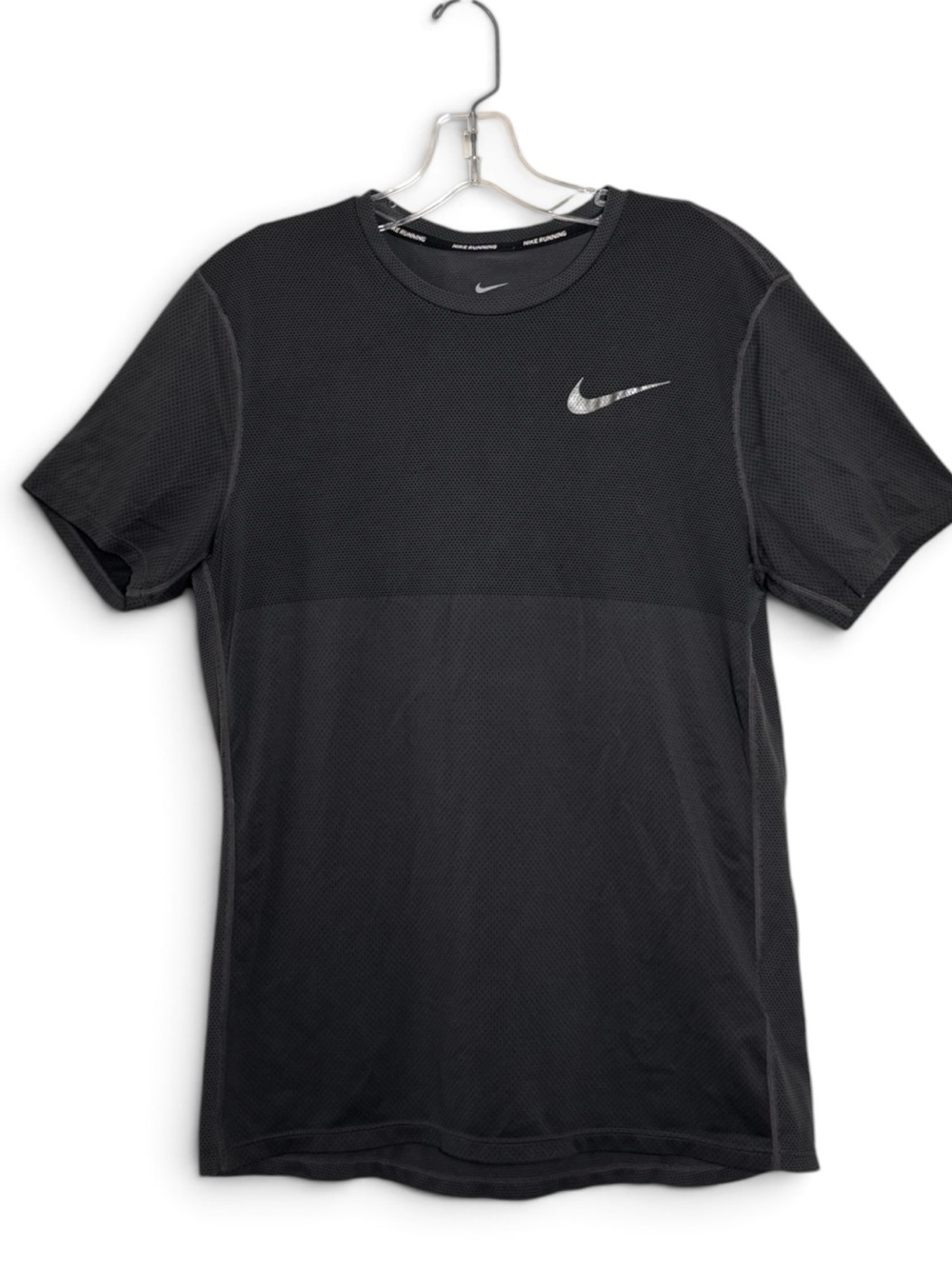 Nike Zonal Cooling Relay Running Shirt Men S Black Dri-FIT Mesh